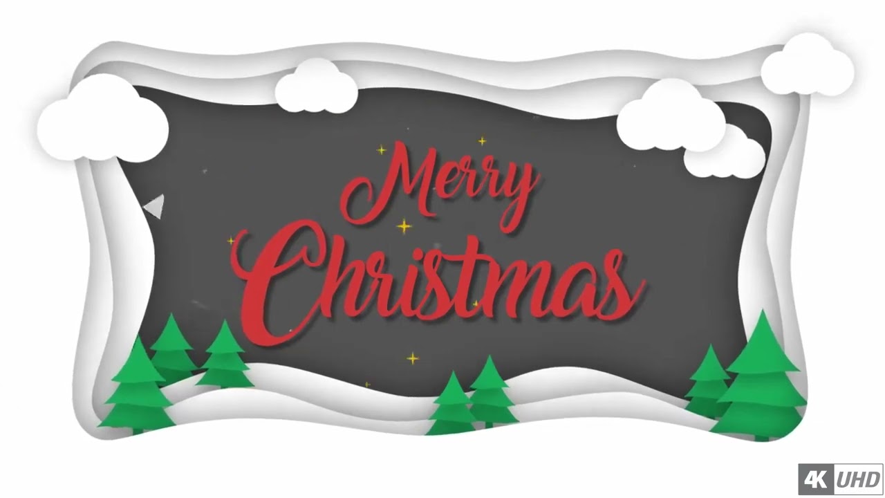 Jarvis Media Group Jmg Holiday Video 4k Papercut Christmas V1